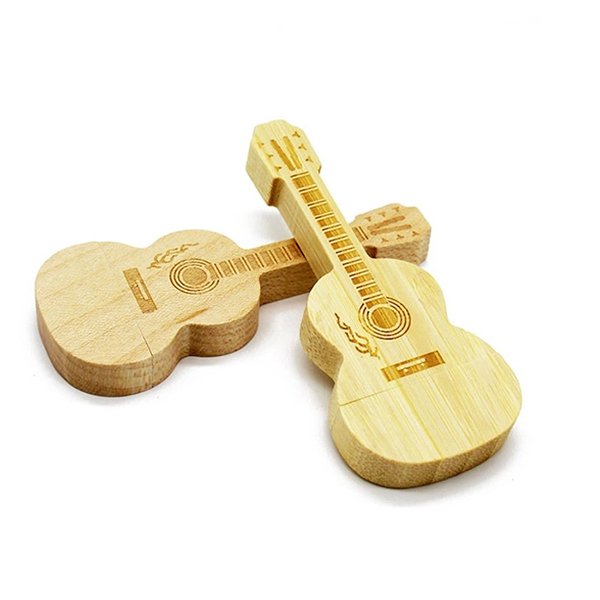 吉他造型木製隨身碟_2